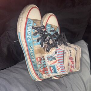 Kids ice cream themed converse